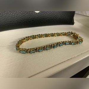 COPY - Aquamarine tennis bracelet